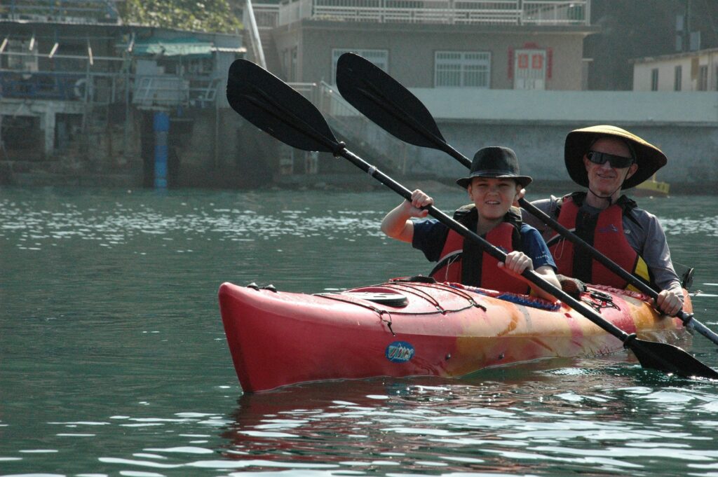 kayaking with your kids