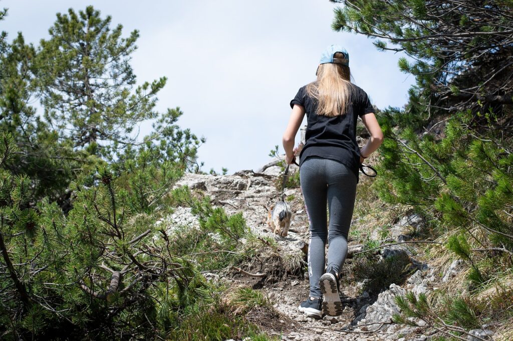 learn proper ascending as part of hiking skill
