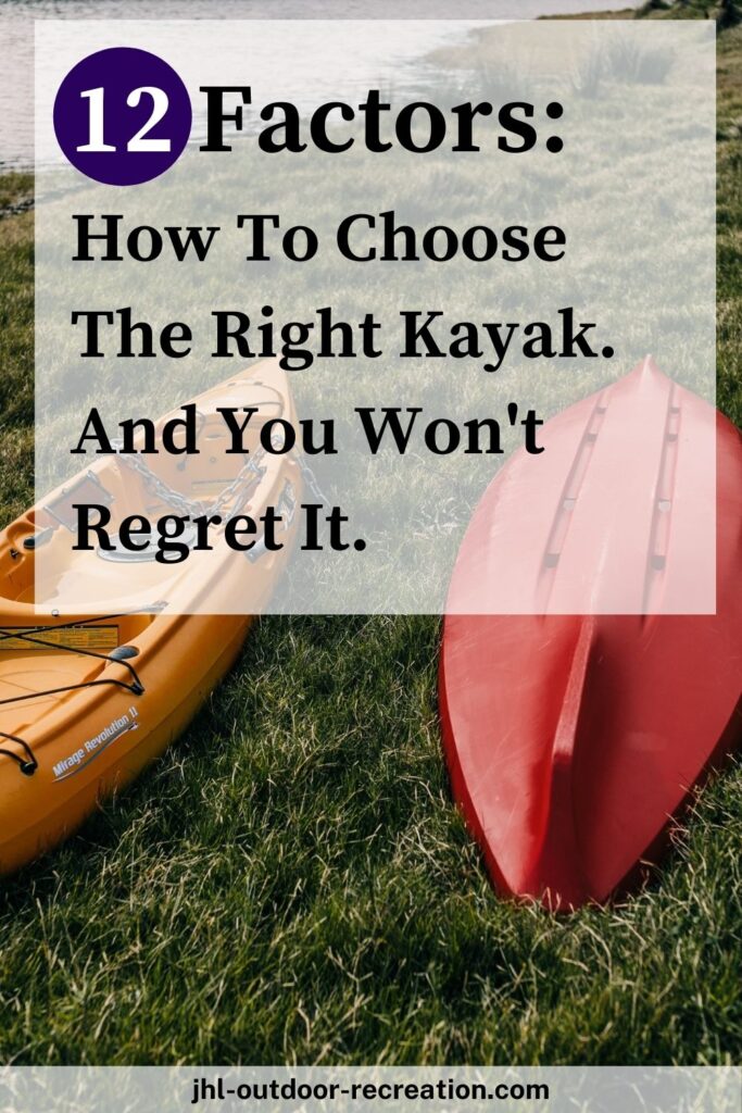 cover image of choosing the right kayak