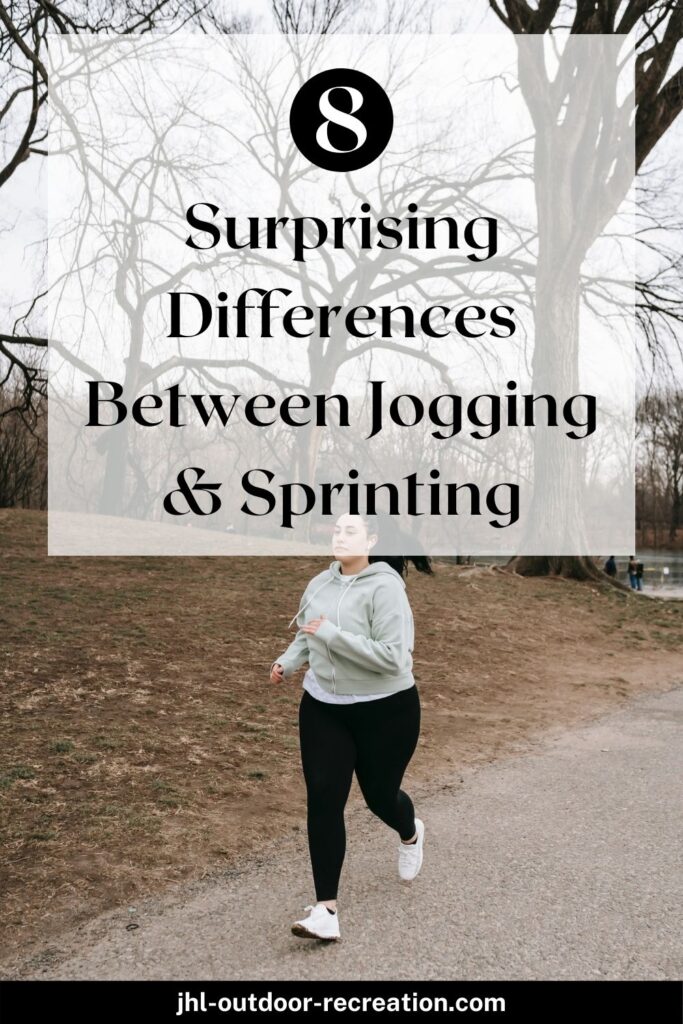 cover image of jogging vs sprinting
