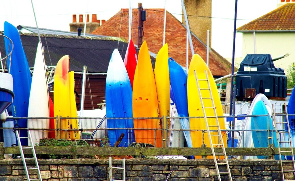 varieties of kayaks
